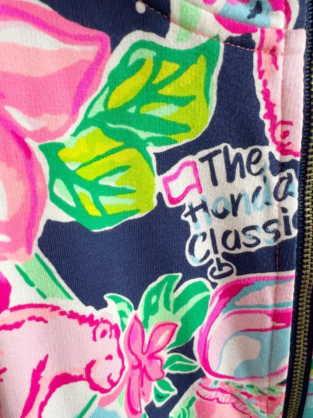 Lily Pulitzer The Honda Classic Full Zip-Up Jacket Size L - Picture 6 of 7